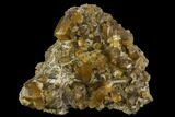 Yellow Barite Crystal Cluster - China #128549-1
